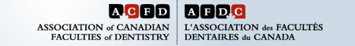 Association of Canadian Faculties of Dentistry (ACFD) logo